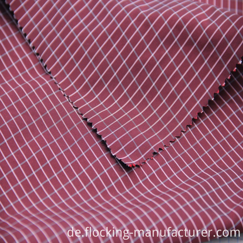 Polyester Yarn-Dyed Fabric for Men's Cloth